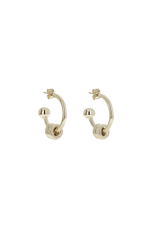 Alan Earrings / Gold - Image 3