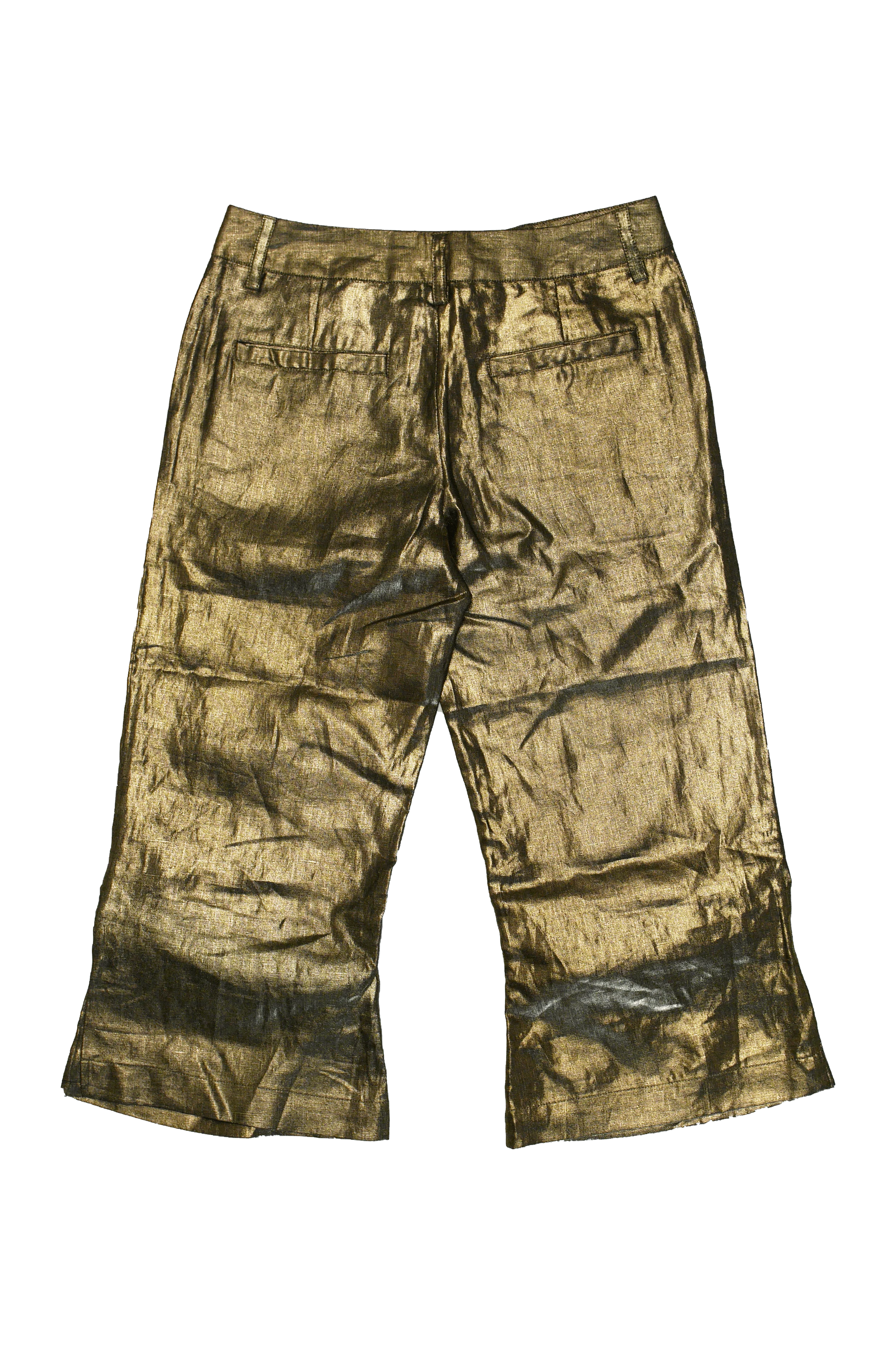 Capris Trousers / Gold Linen [LAST ONE] - Image 4