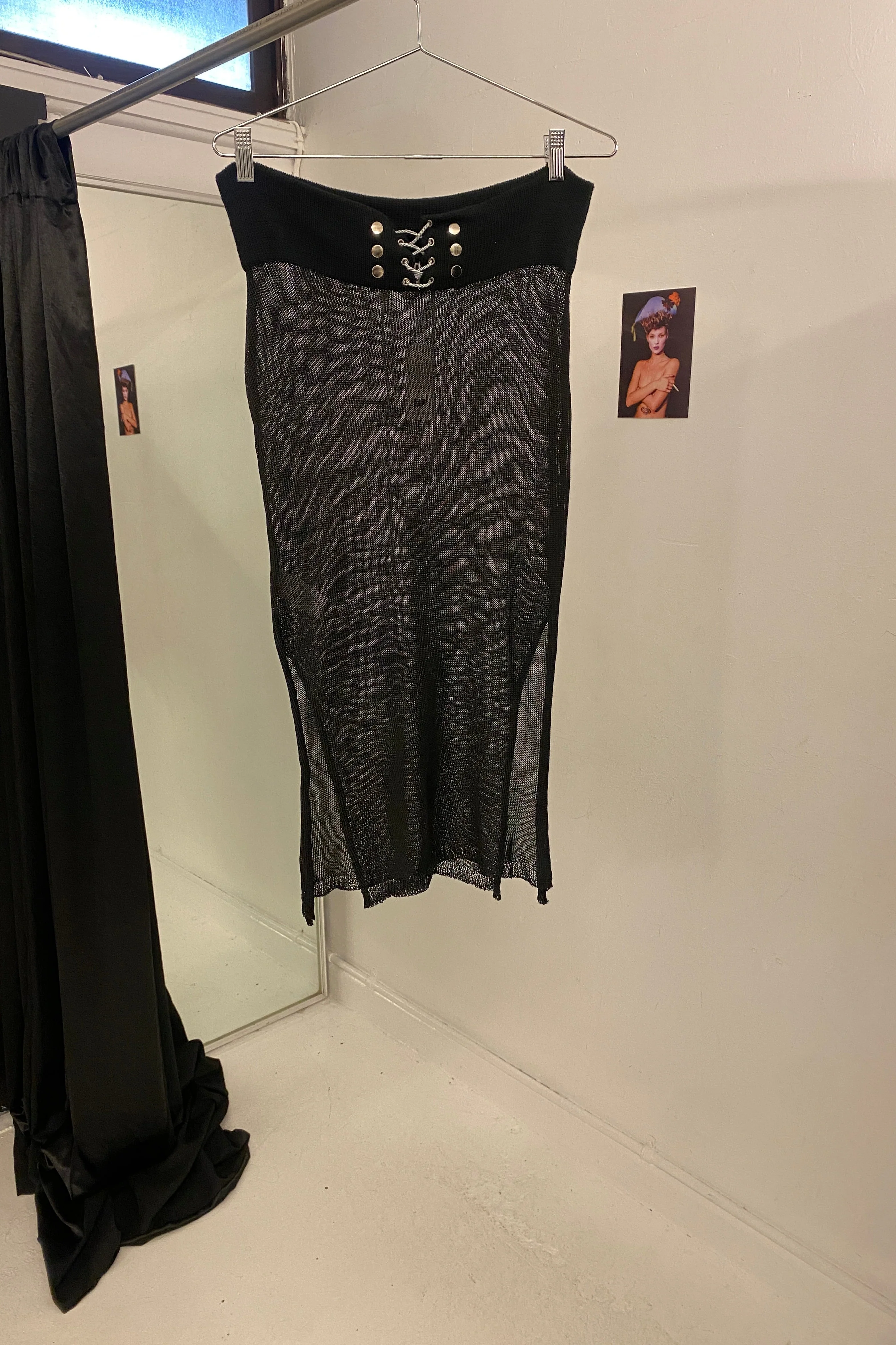 Corset Maxi Skirt / Grey or Black [LAST ONE] - Image 2
