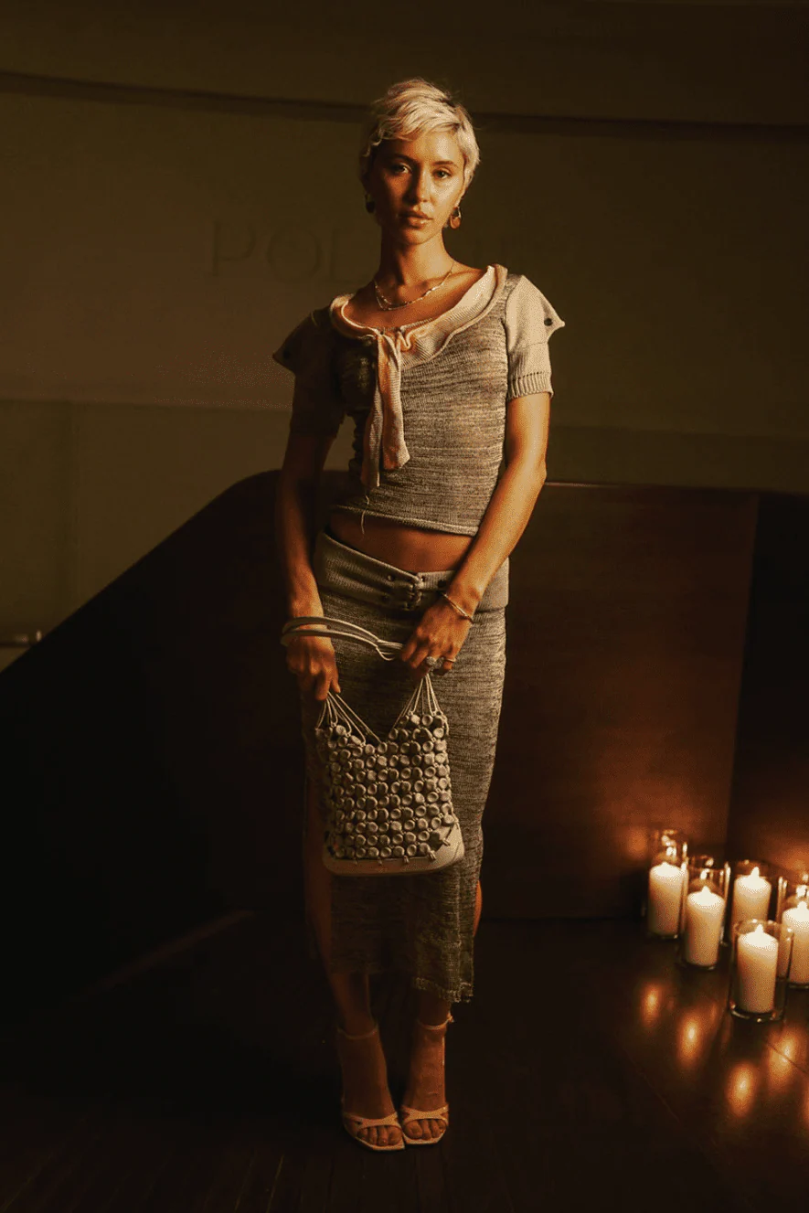 Corset Maxi Skirt / Grey or Black [LAST ONE] - Image 8