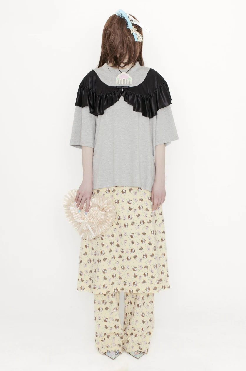 Curtain T-Shirt / Pink - Image 8