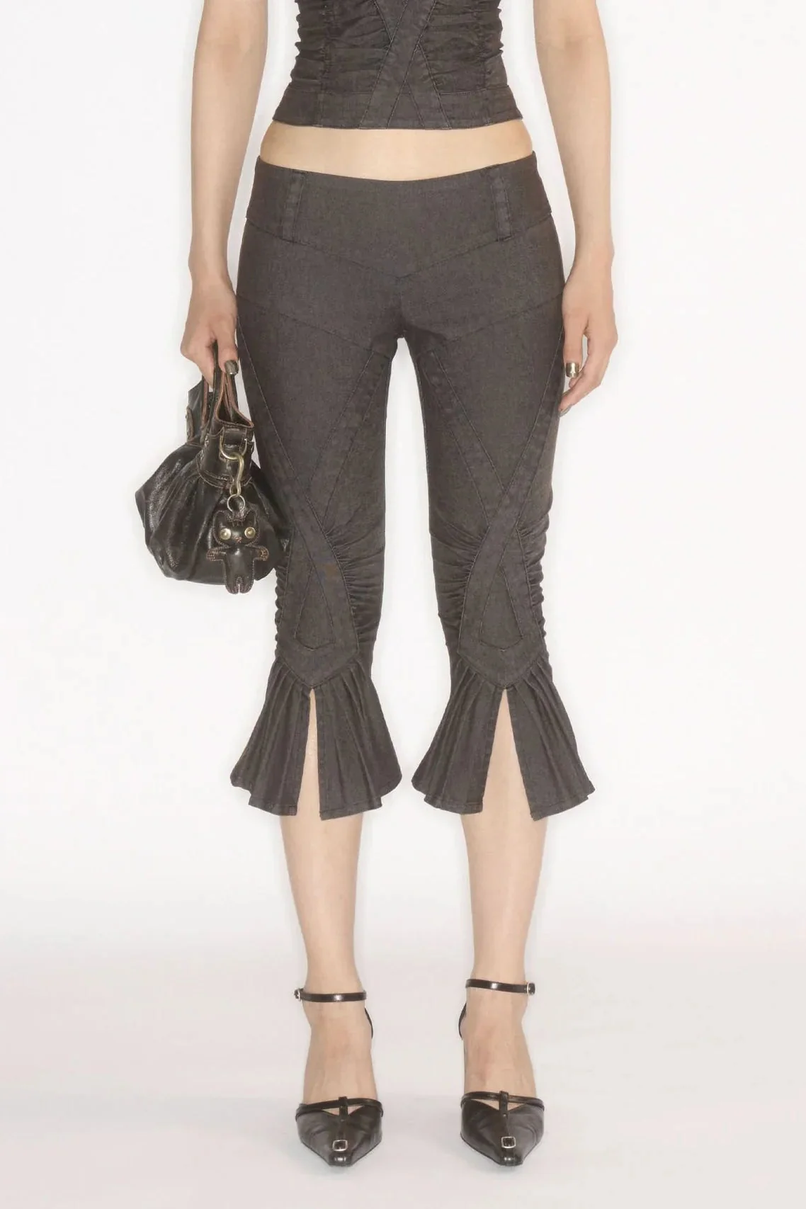 Slit Flared Capri - Image 4