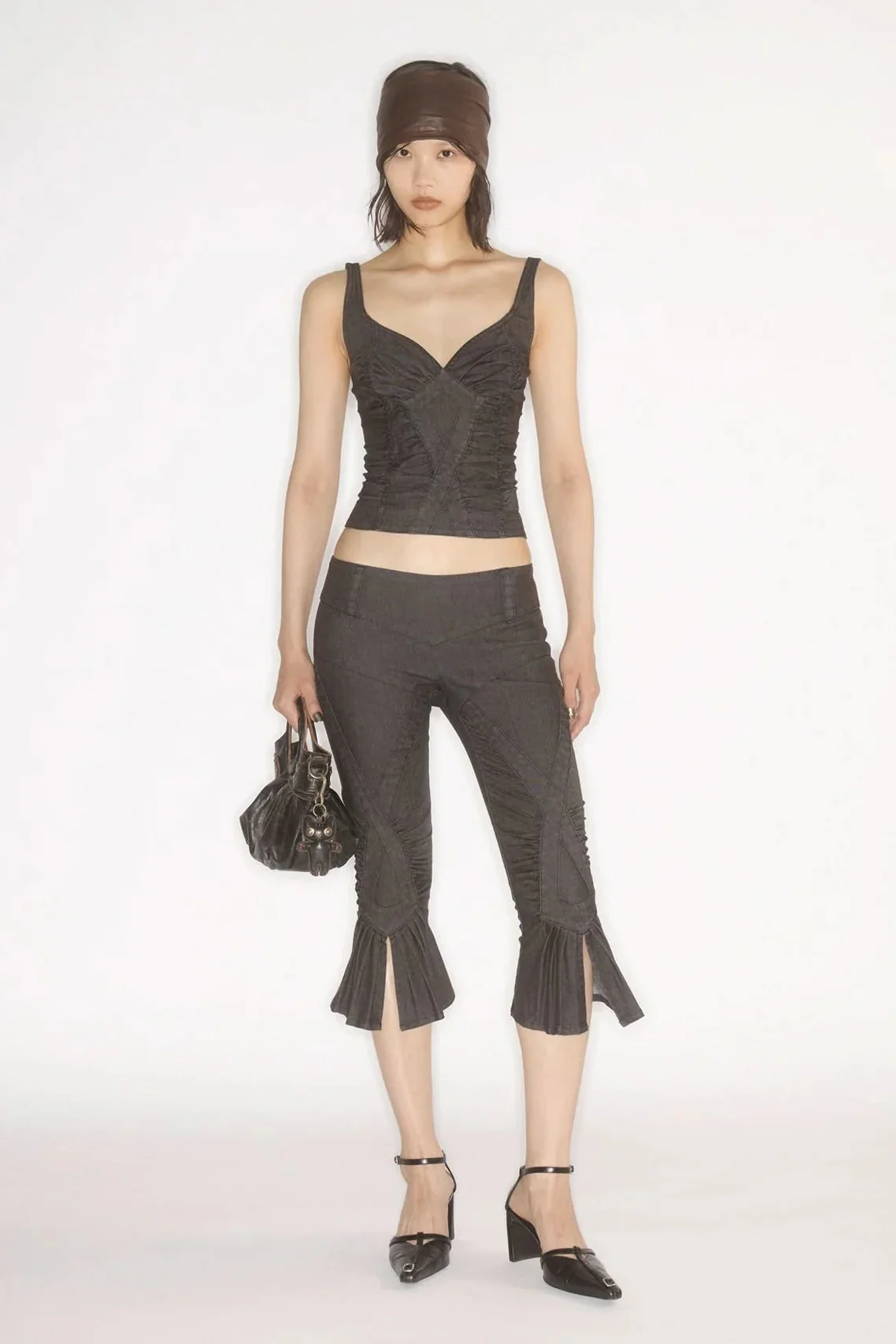 Slit Flared Capri - Image 5