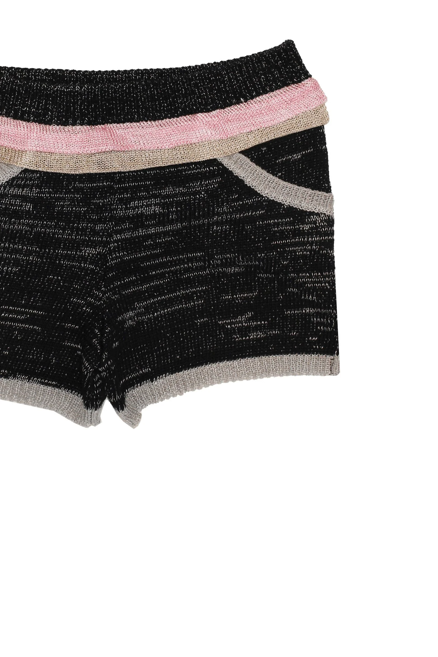 Knit Mini Shorts - Image 3