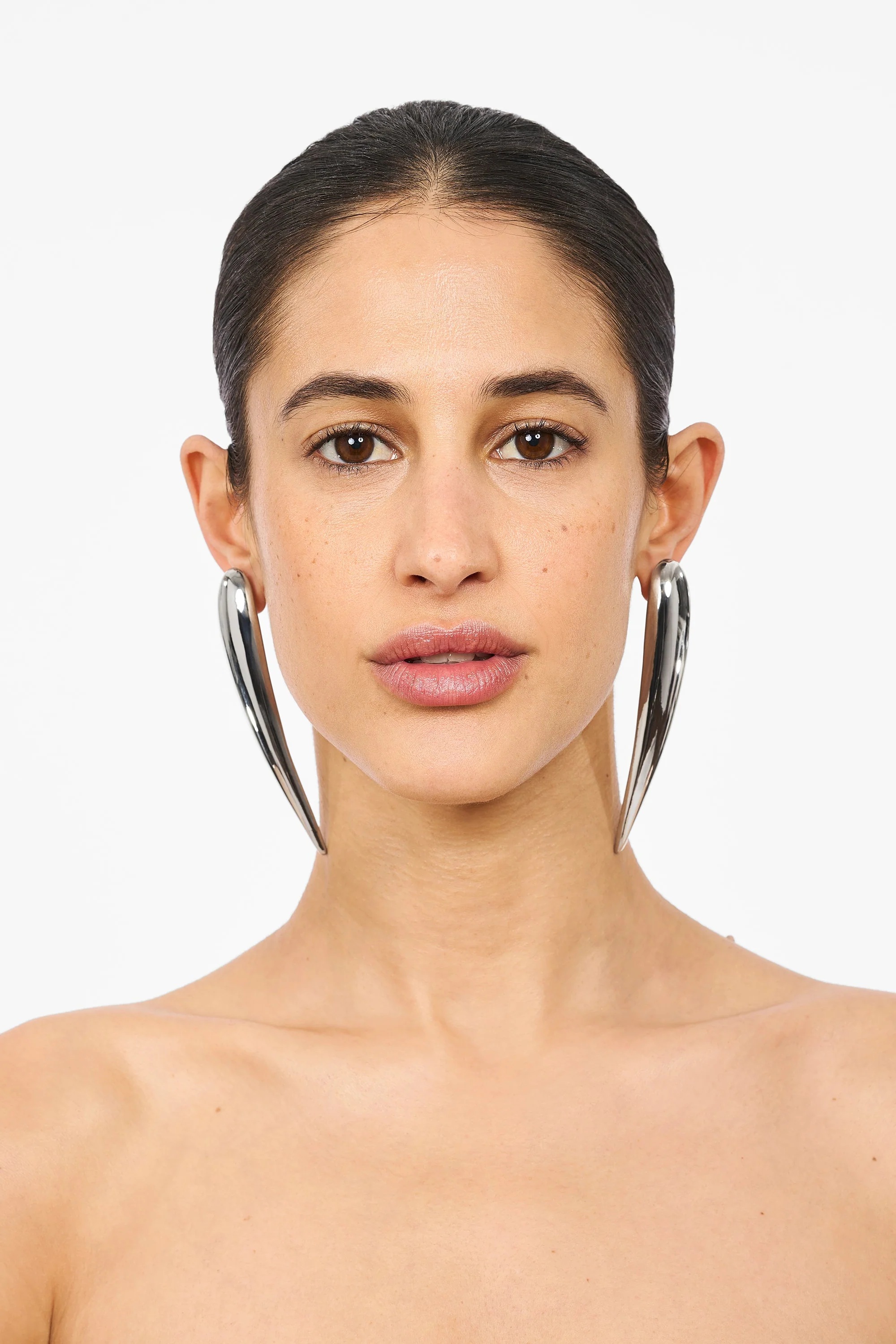 Nail Earrings / Silver - Image 4