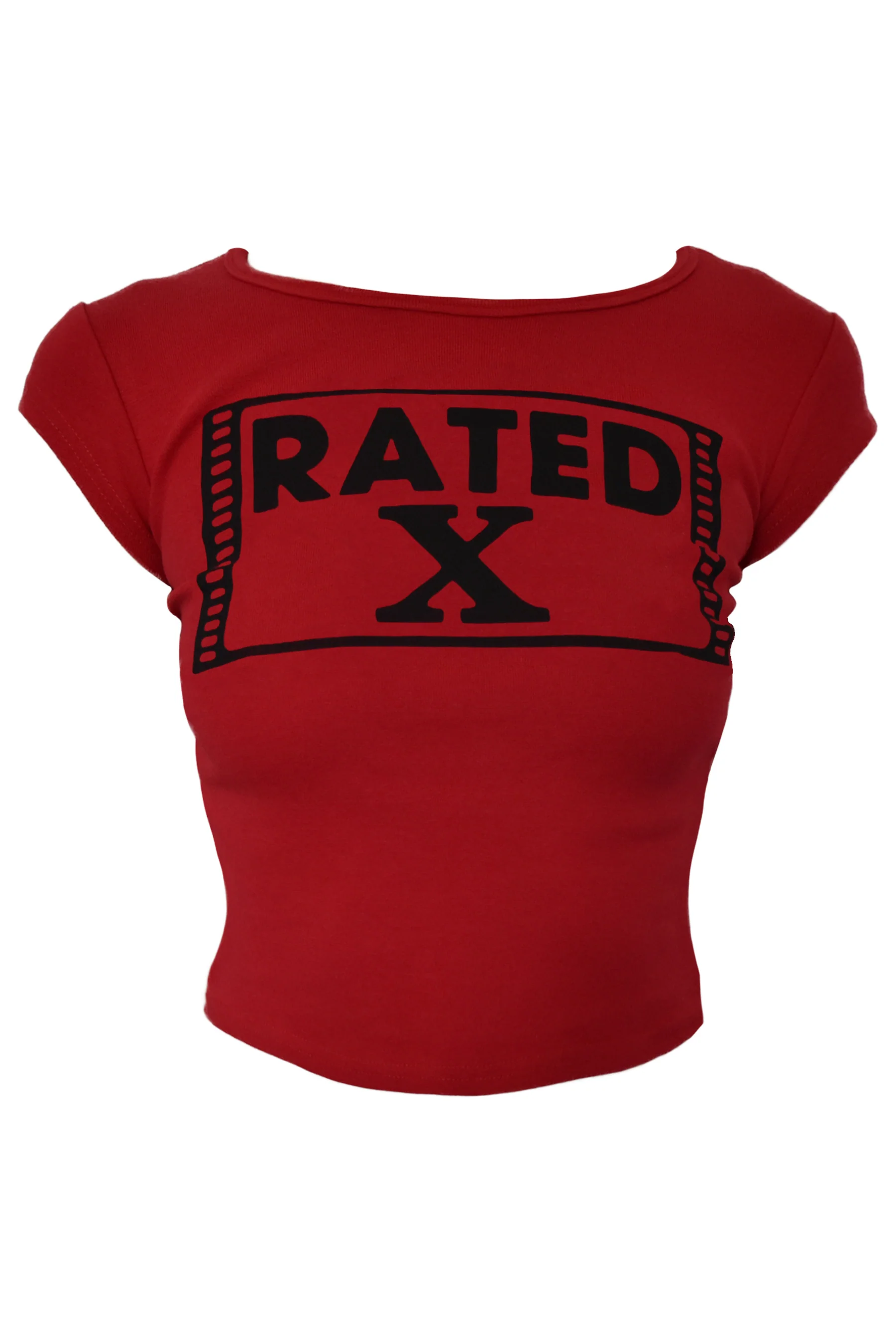 Rated X Baby Tee / Black - Image 3